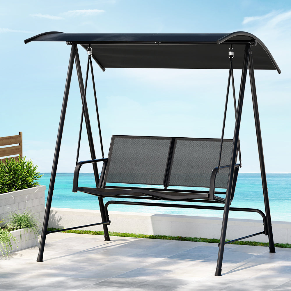 Swing discount bench canopy